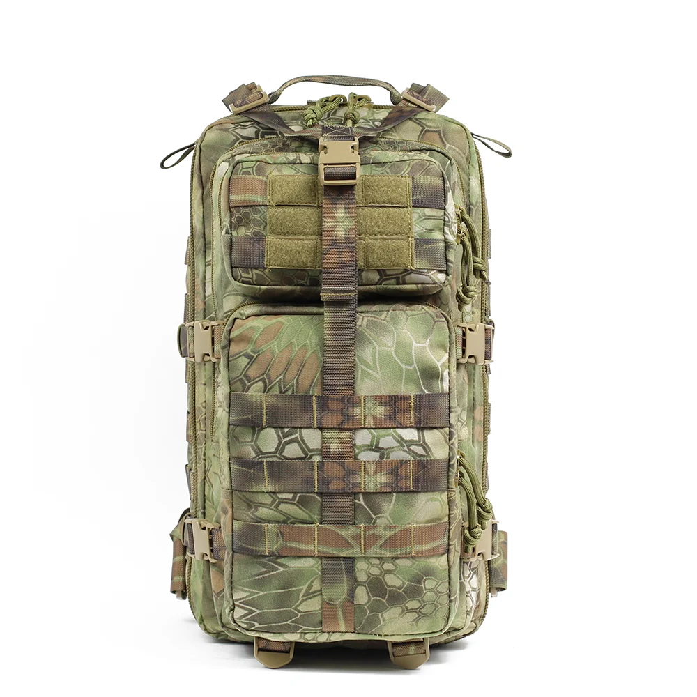 

Унисекс индивидуальный камуфляжный тактический рюкзак водонепроницаемый нейлон с полиэстеровой подкладкой на молнии для пеших прогулок, кемпинга, охоты