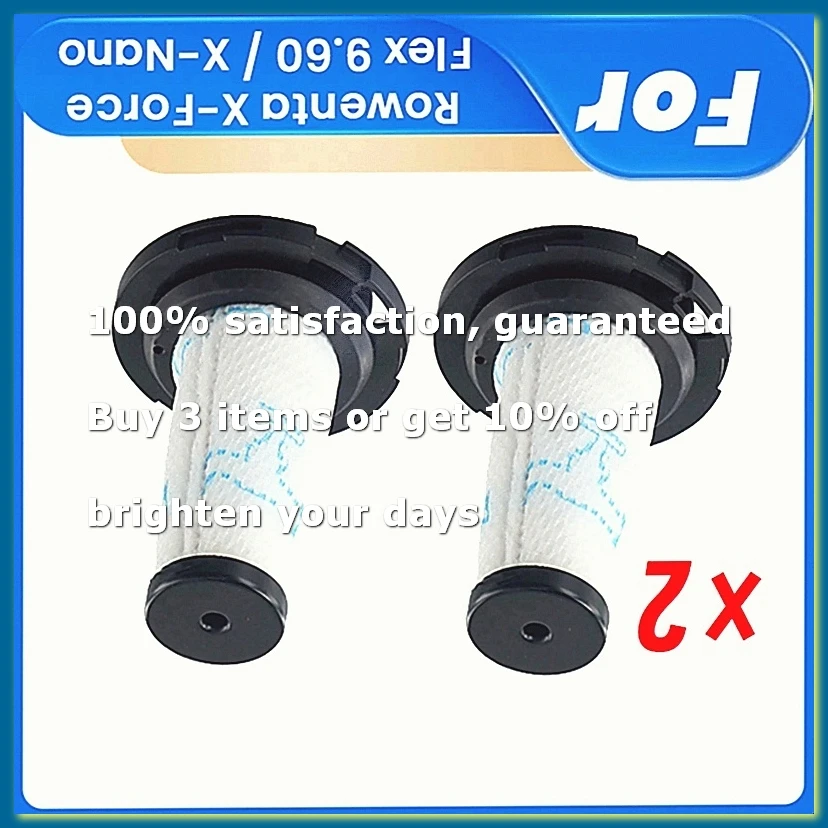 ●2 Pcs ZR009010 Filter for X-Force Flex 9.60 / X-Nano Sweeping Robot Accessories Filter Cleaner Parts Replacement-ABFB