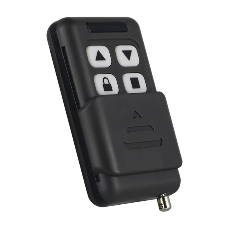 Programmable 4-Channel Universal Remote Control for Garage Door Gate Openers 433MHz Frequency Portable