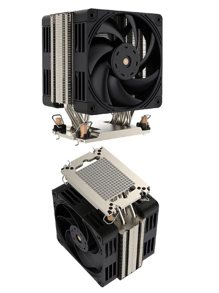 Brand New LGA4677 Server CPU Cooler with Dual Ball Bearing Dual Fan 4U Tower Shaped 2U Proactive 1U Turbo Passive Radiator