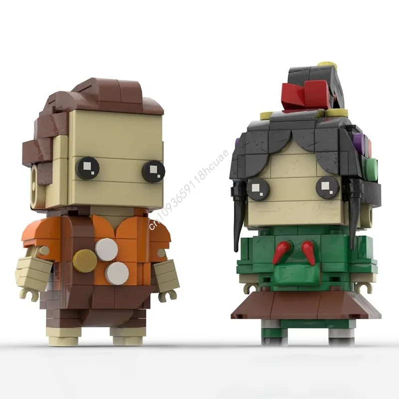 

347 шт. MOC Ralph Vanellope Brickheadz модель строительные блоки DIY детские креативные игрушки на день рождения сборка образование рождественские подарки