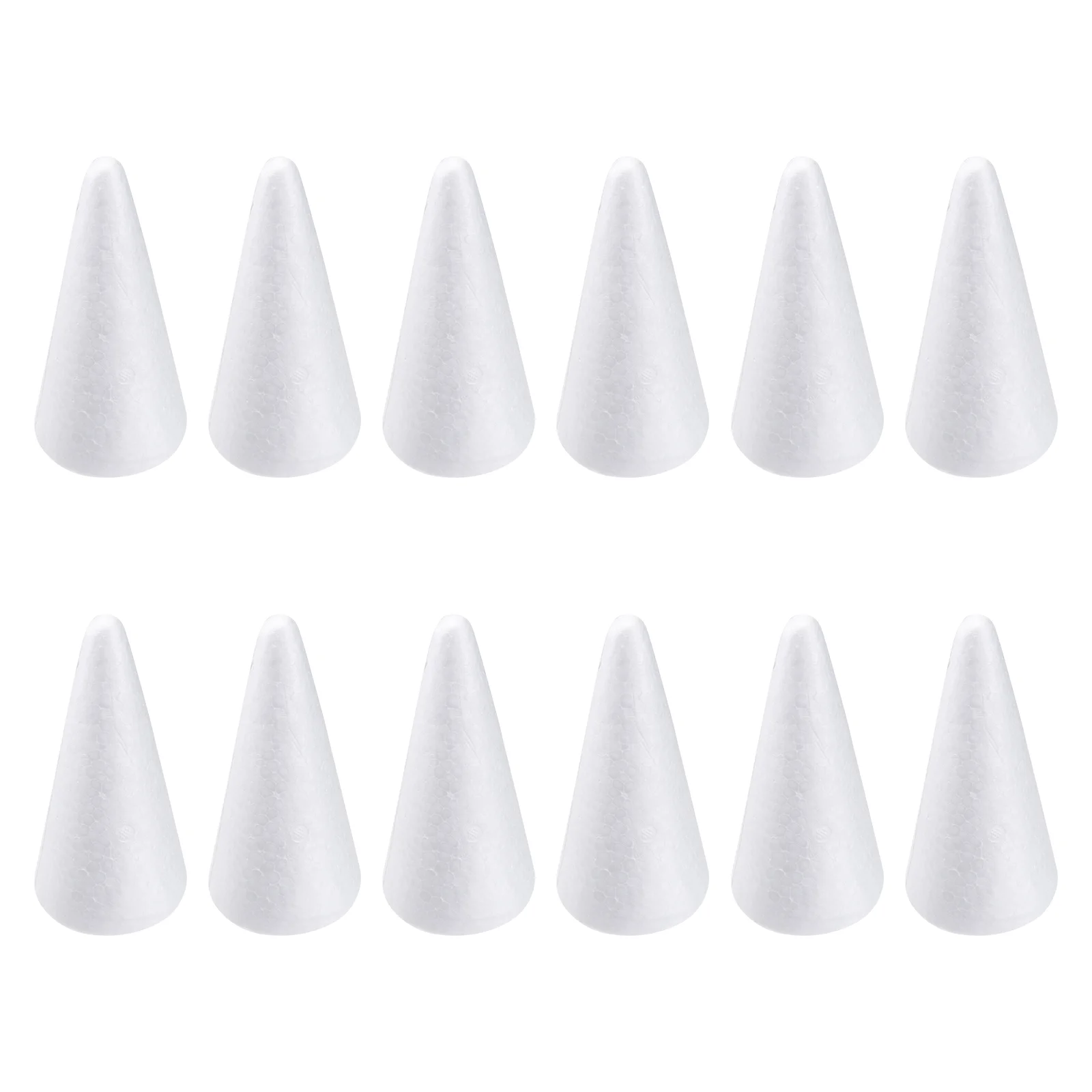 12 Pcs Kids Toys Polystyrene Foam Cone Cones for Crafts Adults Kit Children Tree