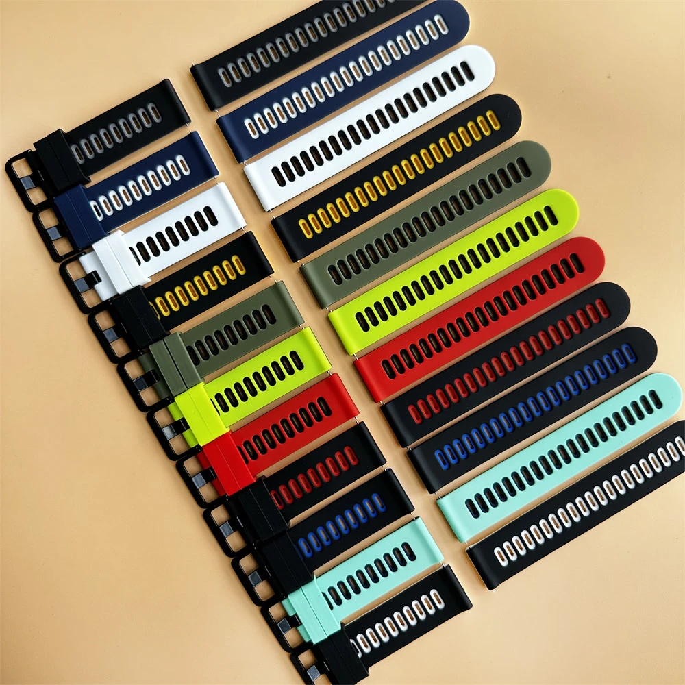 Silicone Sports Watchbands for COLMI C81/P71/M42/V68 Band for COLMI C61/P73/P28 Plus/I31 Wristband Smartwatch Replacement Straps