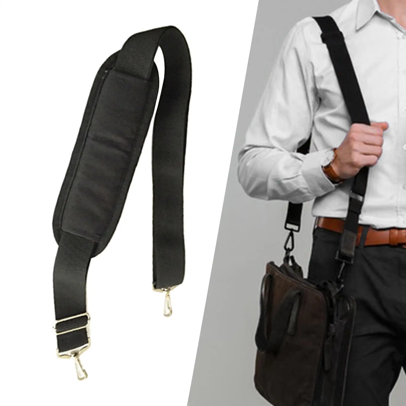 Shoulder Bag Strap Replacement Father's Day Gifts Men Adjustable Purse Strap for Purse Making Briefcase Small Bag Pouch Handbag