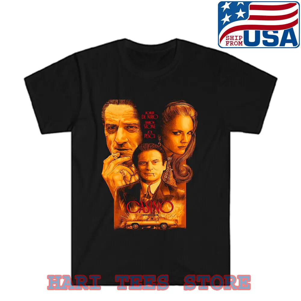 Casino Movie Joe Pesci Mens Black T-shirt Size S -5XL