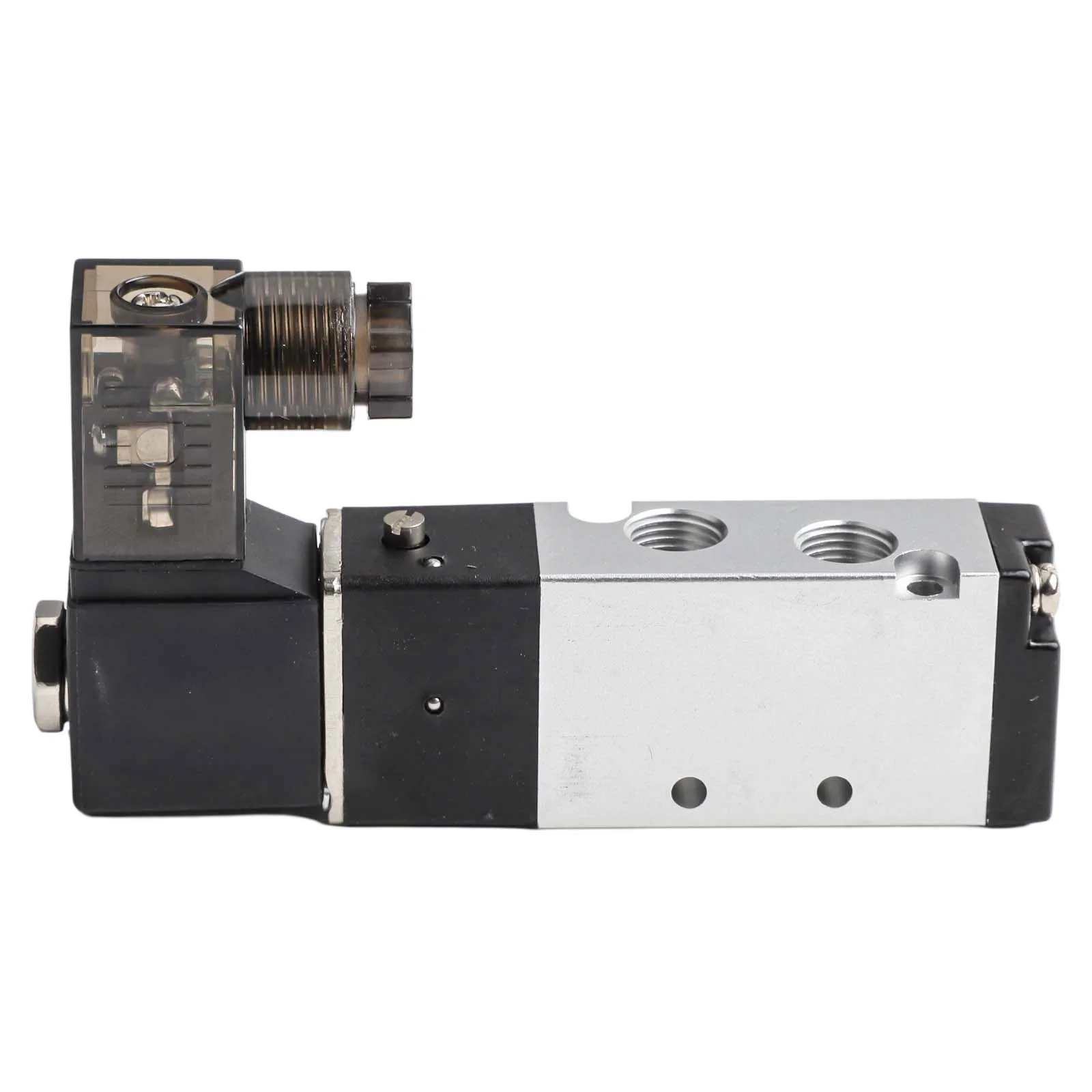 DC 24V Pneumatic Solenoid Valve 4V11006 Model 5 Way 2 Position PT1/8 Electric Air Valve with Aluminum Alloy Body