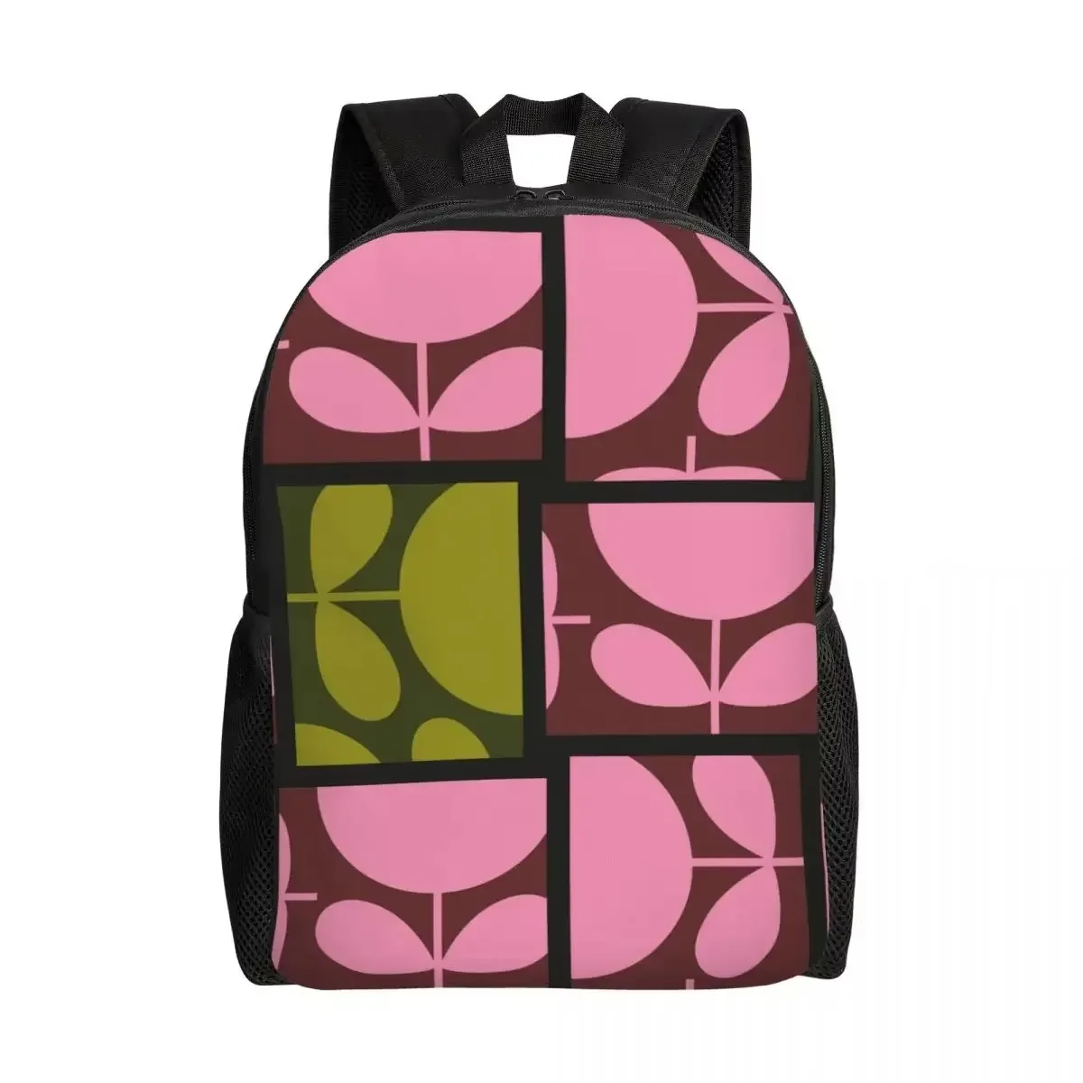 

Custom Orla Kiely Giant Stem Mole Backpacks for Men Women Waterproof School College Orla Kiely Bag Printing Bookbags
