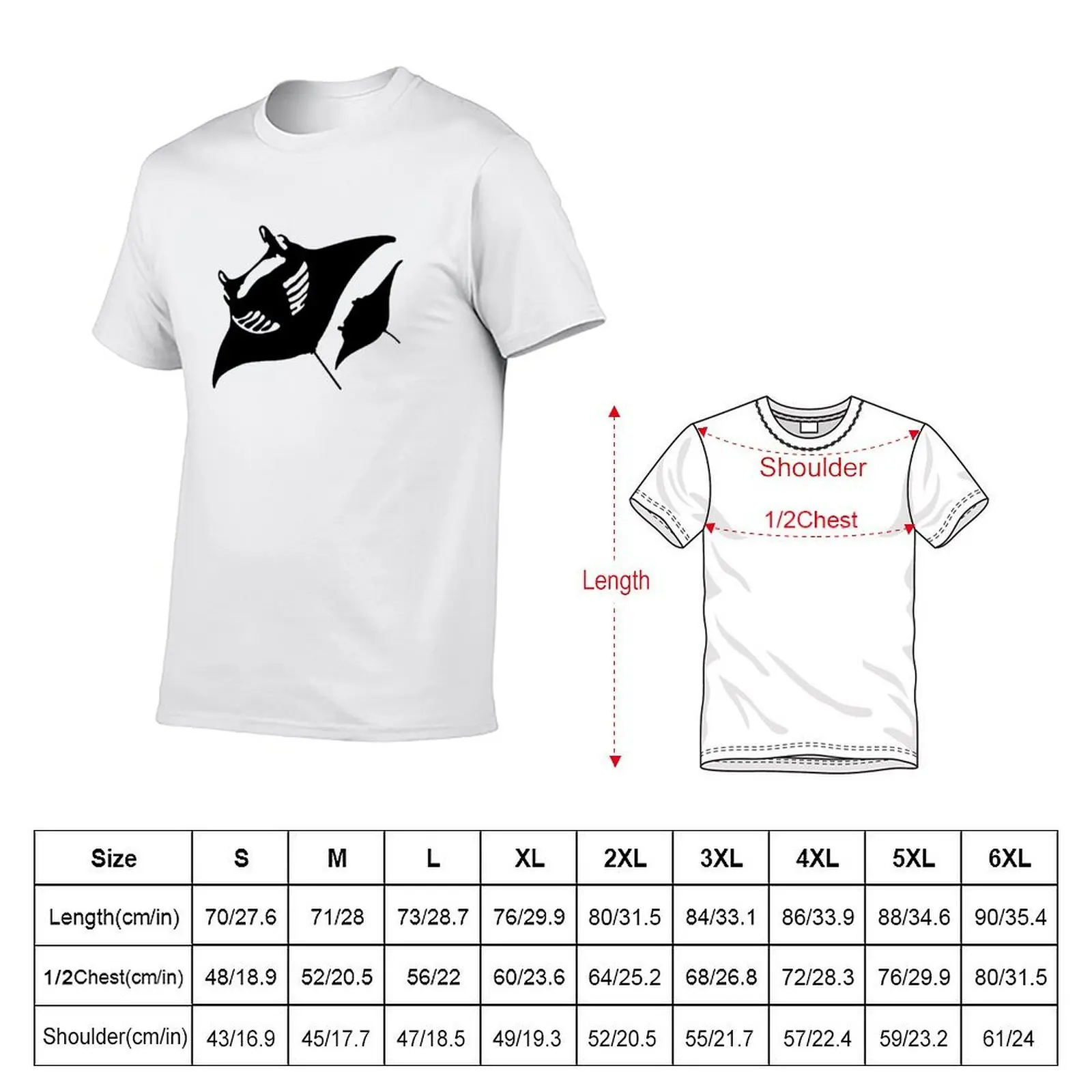 manta T-Shirt gifts for boyfriend plain mens designer t shirt