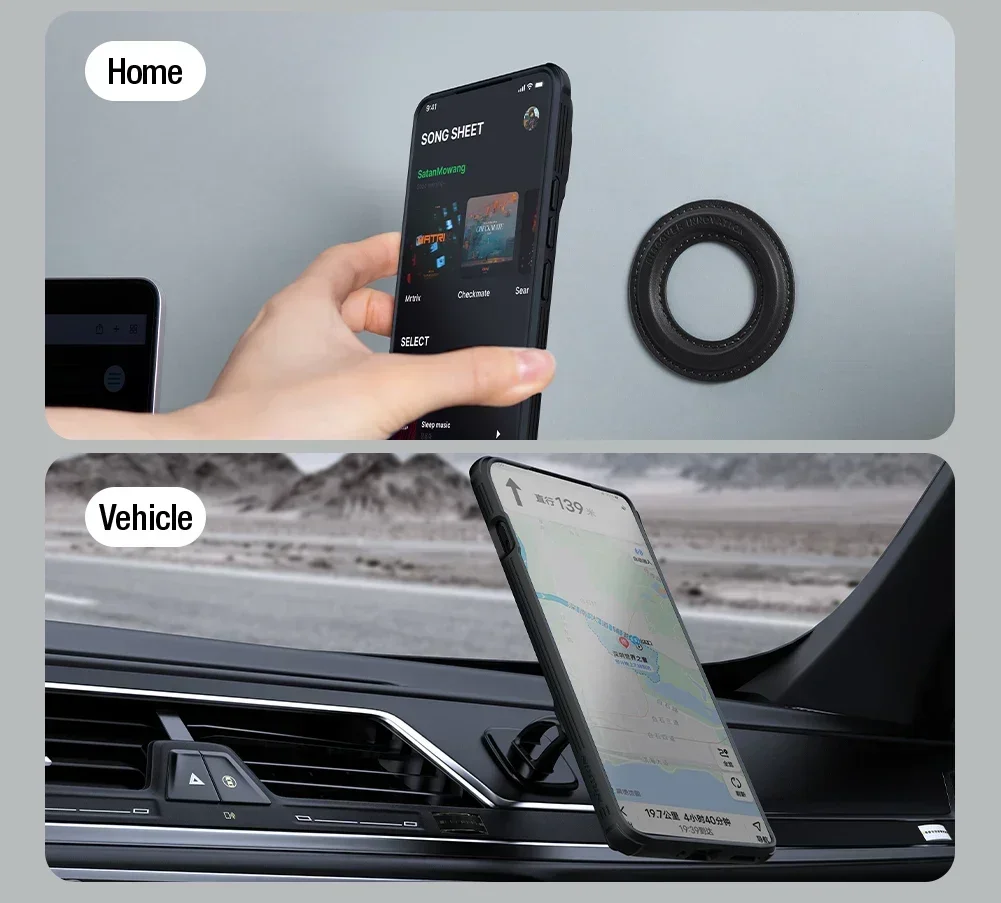 حافظة Nillkin لهاتف OnePlus 13 5G عدسة Magsafe مغناطيسية قابلة للتكيف 360 حامل حماية كامل للكاميرا إطار ناعم غطاء خلفي غير لامع #6