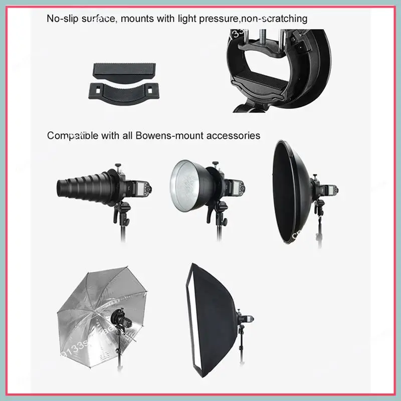 

N94R For Godox S1, Flash Holder Bracket Lamp Handheld Perfect For Godox Flash Light Snoot