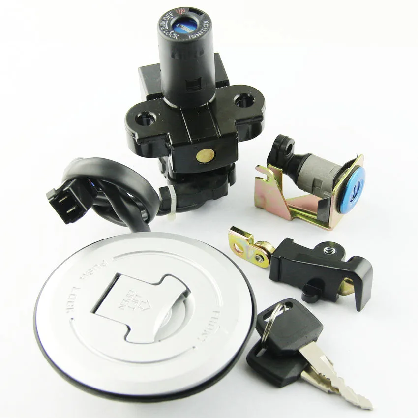 لهوندا XRV750 أفريقيا التوأم 1993-2000 دراجة نارية مفتاح إشعال خزان الوقود غطاء تغليف مقعد قفل مفتاح مجموعة عدة 35100-MY1-007