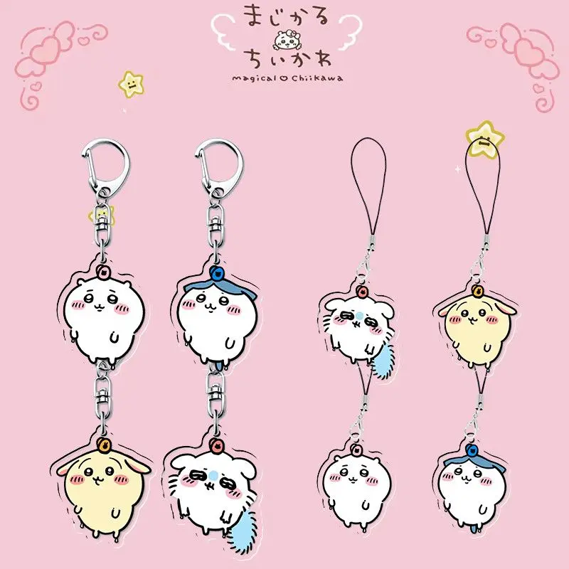 

Chiikawa Key Chain Kawaii Cute Hachiware Anime Usagi Creative Girls Phone Chain Zero Wallet Accessories Cartoon Pendant Gifts