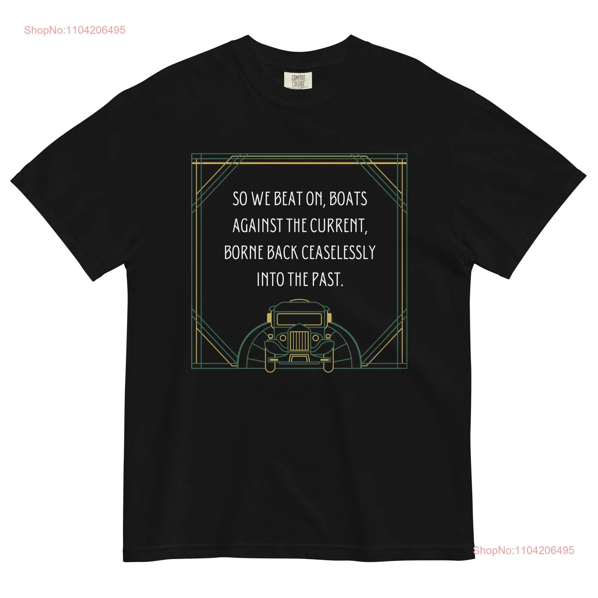 The Great Gatsby t shirt long or short sleeves