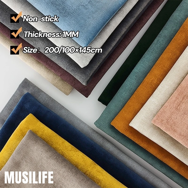 

200/100×145cm Thicken Velvet Fabric for Sofa Upholstery Repair Suede Fabrics for Sewing Accessories DIY Cloth Bag Craft Lining