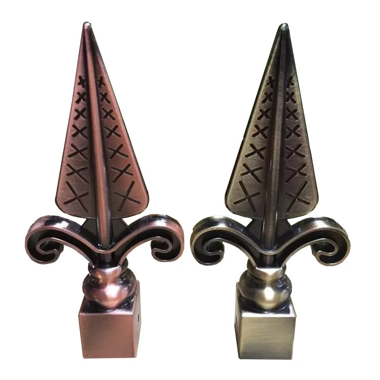 Modern Wrought Iron Elements Forged Iron Decorative Spears