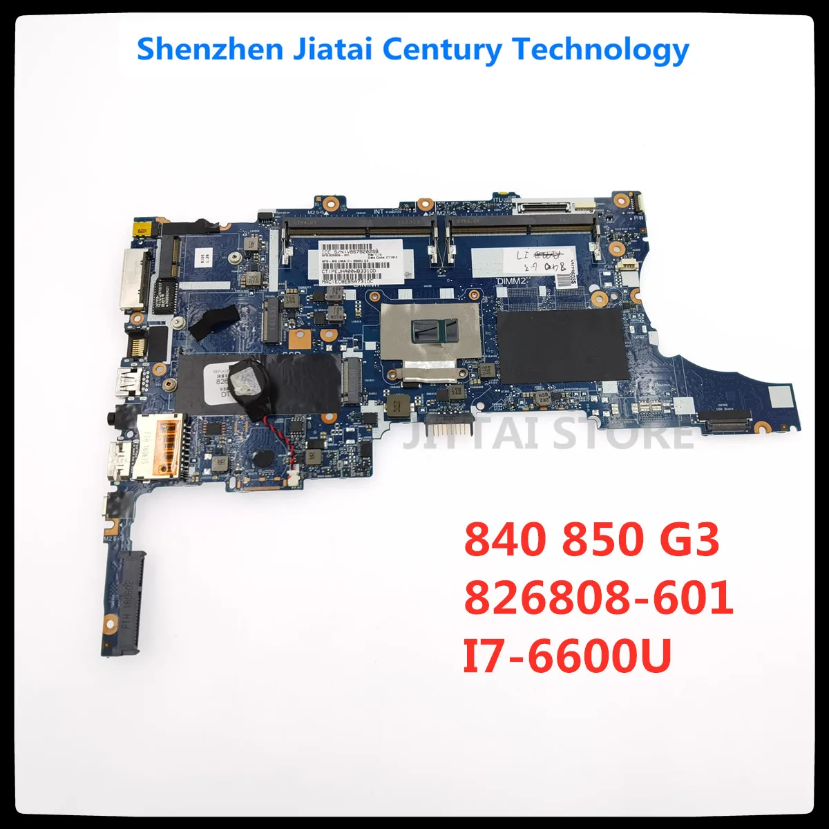 6050A2728501 826808-601 826808-001 FÜR HP EliteBook 840 G3 850 G3 Serie Laptop Motherboard W/ I7-6600U CPU Test arbeit