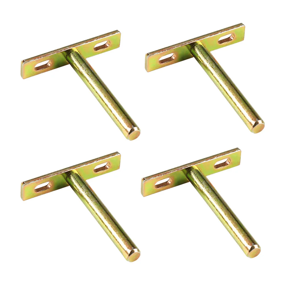 4 قطعة بين قوسين الرف العائم رف أعمى مخفي دعم قوي الصلب الحائط تخزين حامل للمنزل مكتب