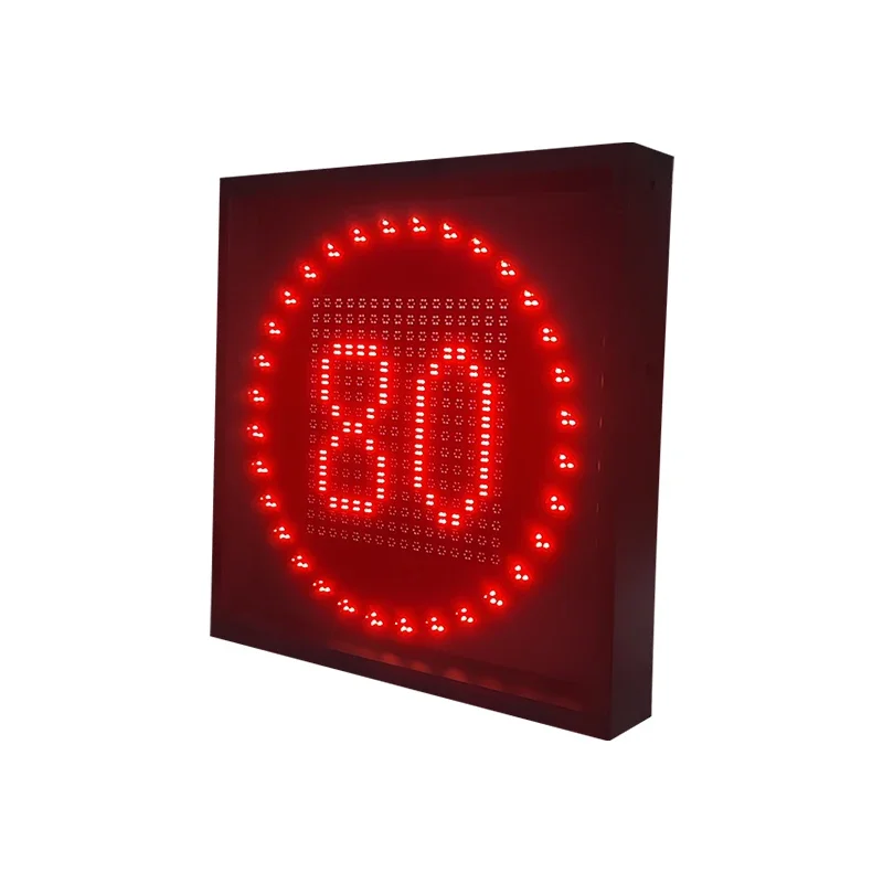 Hot Sale Customized Size High Quality Led Flashing Speed Limit Sign Safety Road Signs