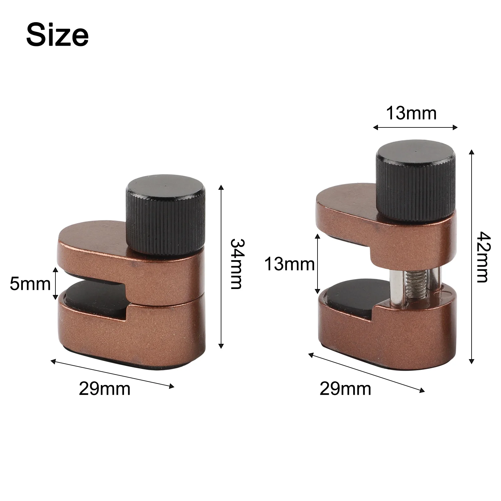 Metal Clip Set Adjustable Metal Clamp DIY Projects Rubber Protective Pads Secure Fit Design for versatile Use For Tablets