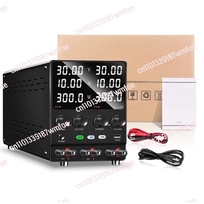 

30 В, 10 А, 60 В, 20 А, источник постоянного тока с двойным выходом, двухканальный регулируемый импульсный источник питания SPS3010-2KD