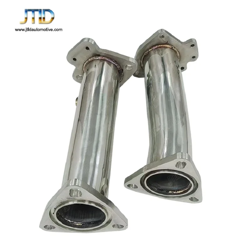 

High flow polished catless exhaust downpipes for Chevrolet corvette c8 downpipe