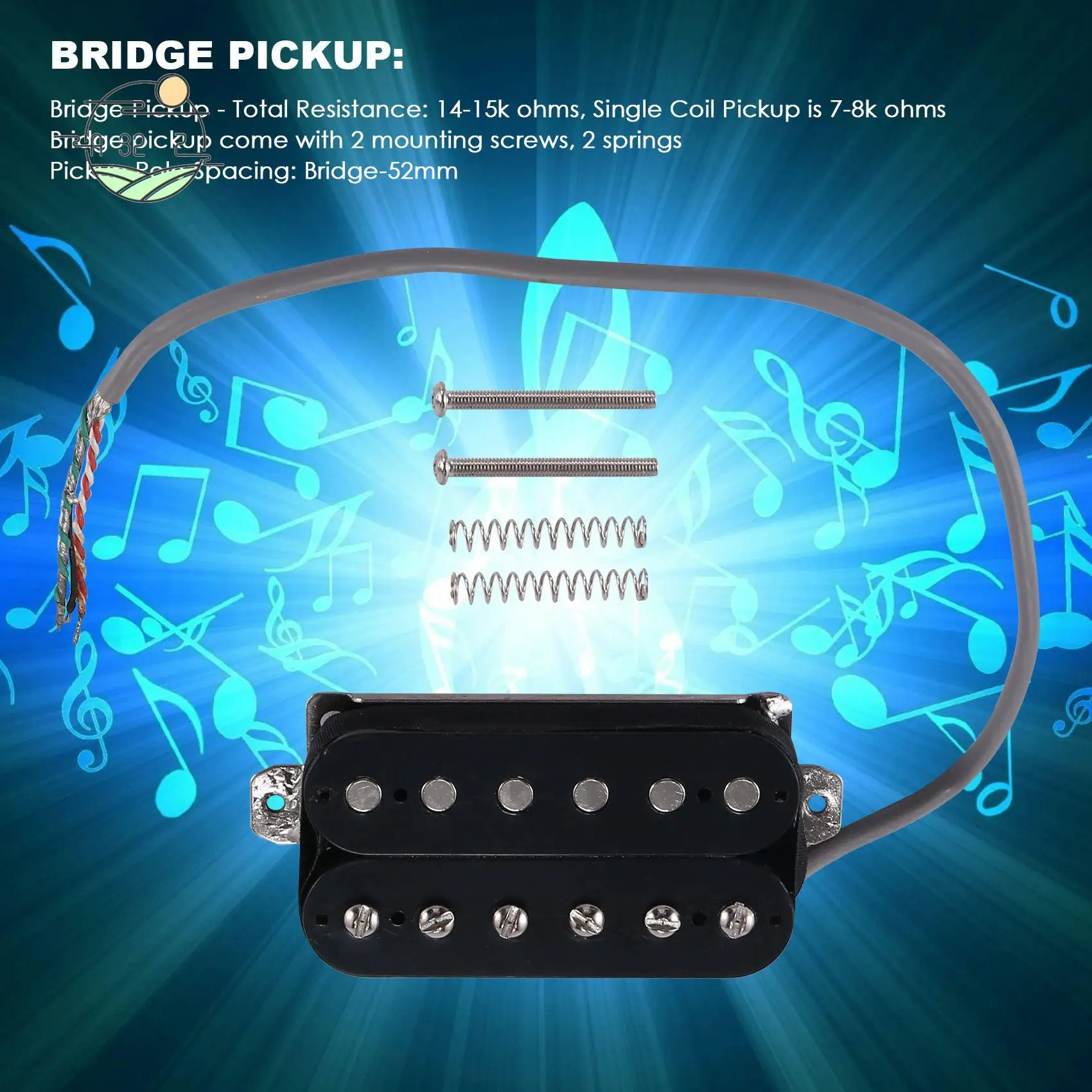 

A32Z-Electric Guitar Humbucker Alnico V Pickup Black