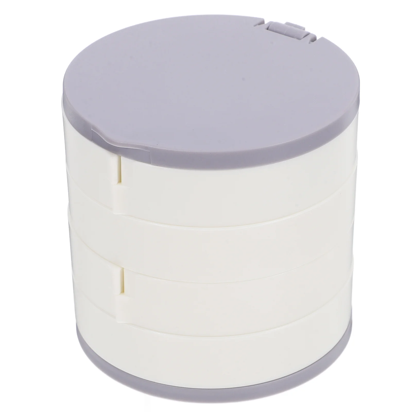 

4-Layer Rotating Jewelry Box Organizer Transparent Lid For Rings Earrings Necklaces Bracelets Watches Storage Desktop Travel