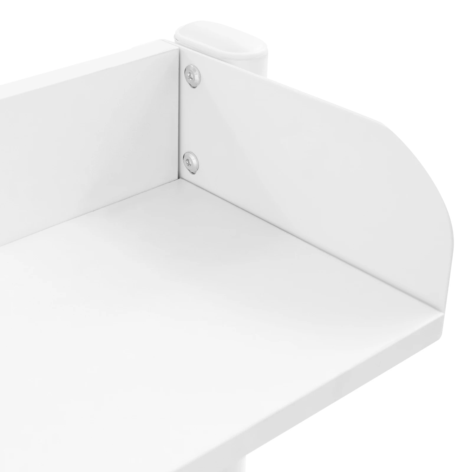 37" Clamp-on Pegboard with Accessories, No Drill Desk Shelf, 2-Tier Organizer with Hooks & Tray, Space Saving Storage Rack for Home Office & Dorm