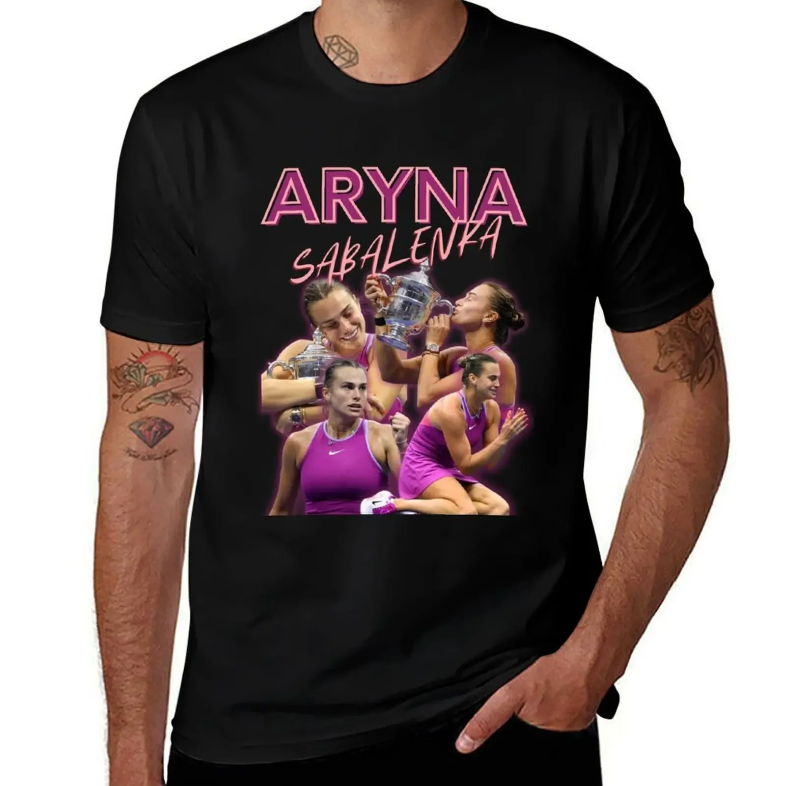 

Aryna Sabalenka, Vintage T-Shirt for a boy new gifts and t-shirts vintage men t shirts high quality