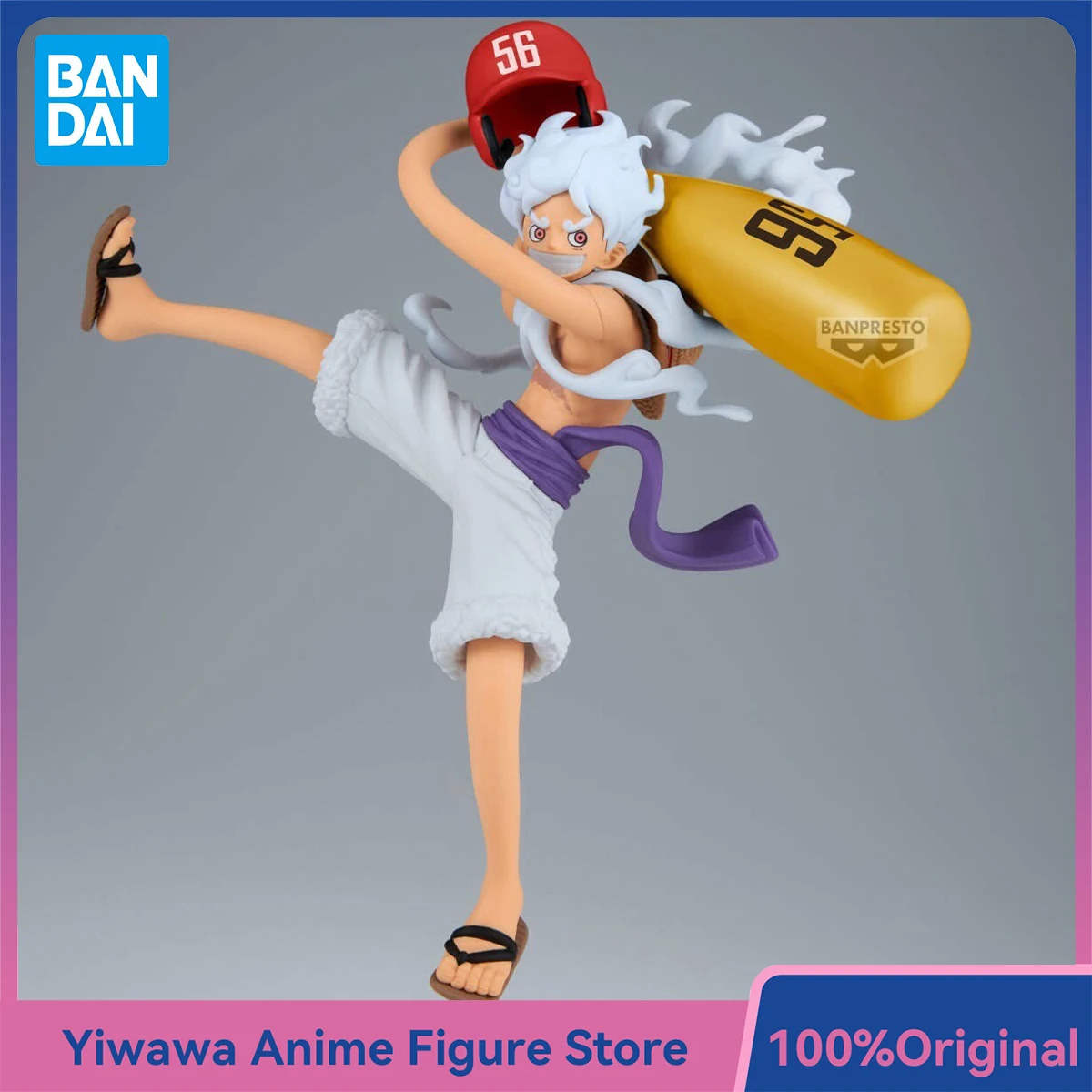 بانبريستو قطعة واحدة مجموعة سجلات المعركة القرد د. لوفي جير 5 البيسبول أنيمي الشكل حلية غرامة تحصيل لعبة مجسمة #1