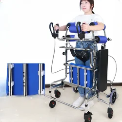 Elderly walker multifunctional lower limb assisted walking standing frame stroke hemiplegia adult walker rehabilitation