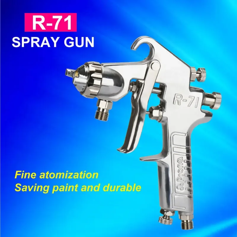 Prona R71 Power Spray Gun Pistol Pneumatic Tools R-71Gravity Feed Paint Spray Gun