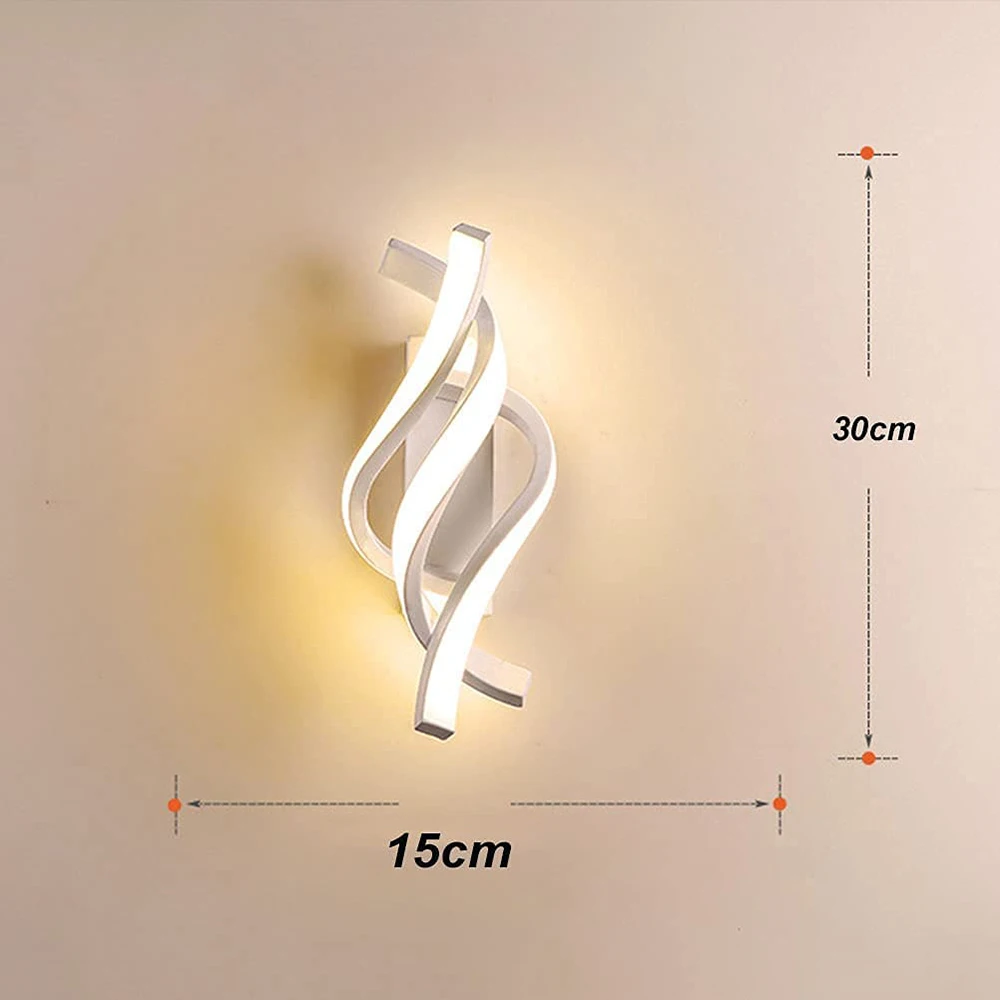 Imagem -03 - Nordic Led Rotation Wall Light Lâmpada para Sala de Estar Quarto Cabeceira Corredor Corredor Arandela Decoração de Casa Luminária