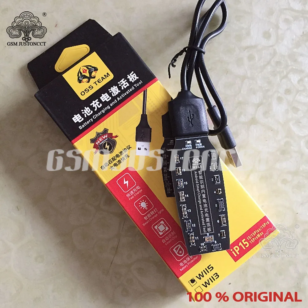 OSS W113 W115 Battery Charging Activation for iPhone 4s-12promax Android Mobile Phone Small Board Power Test Boot Line