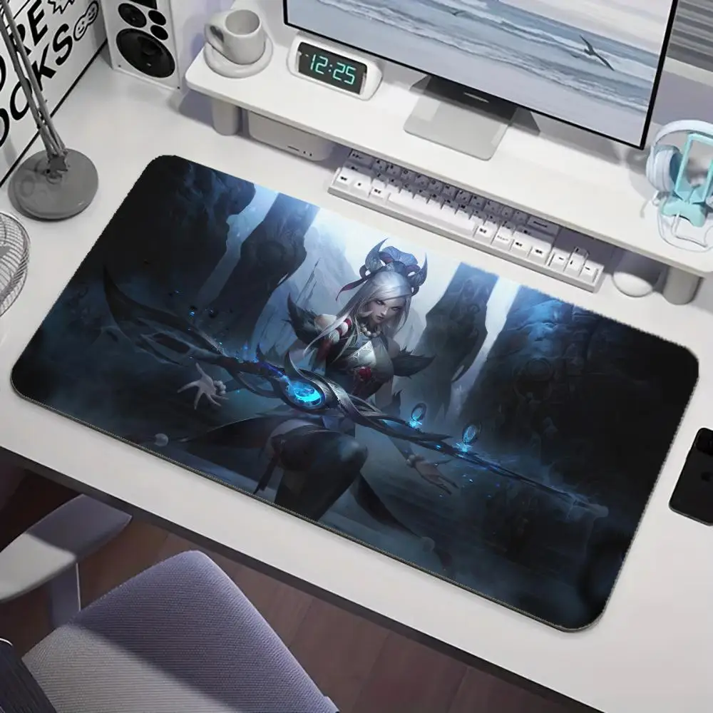 

Mouse Pad PC 900x400mm Colorful Graffiti Desktop Mouse Mat League of Legends Mousepad Laptop Arcane Anime Girl Keyboard Pad