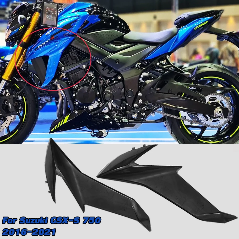 GSXS750 Side Panel Cover Injection Fairing Body Tank Guard Plate for Suzuki GSX-S750 2016-2020 19 2021 GSXS 750 Accessories Moto