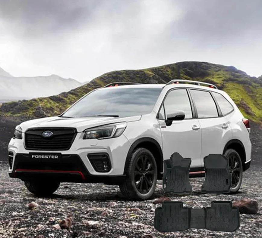 

лучшие индивидуальные 3D автомобильные коврики для Subaru Forester 2020+, полный комплект, герметичный противоскользящий ковер, полное покрытие, коврик в багажник с глубоким покрытием