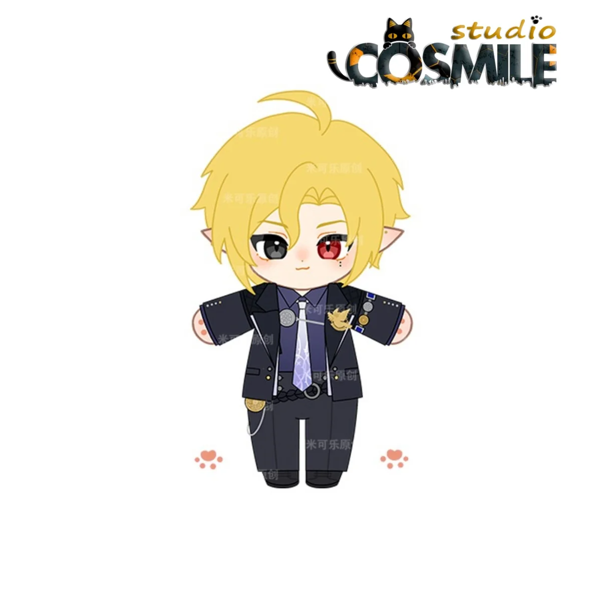 Hugo Vlad ¿SkVampiro Zenless Zone Zero Peluche relleno 20 cm Muñeco de peluche Cuerpo Ropa Esqueleto Regalo KM Dicembre