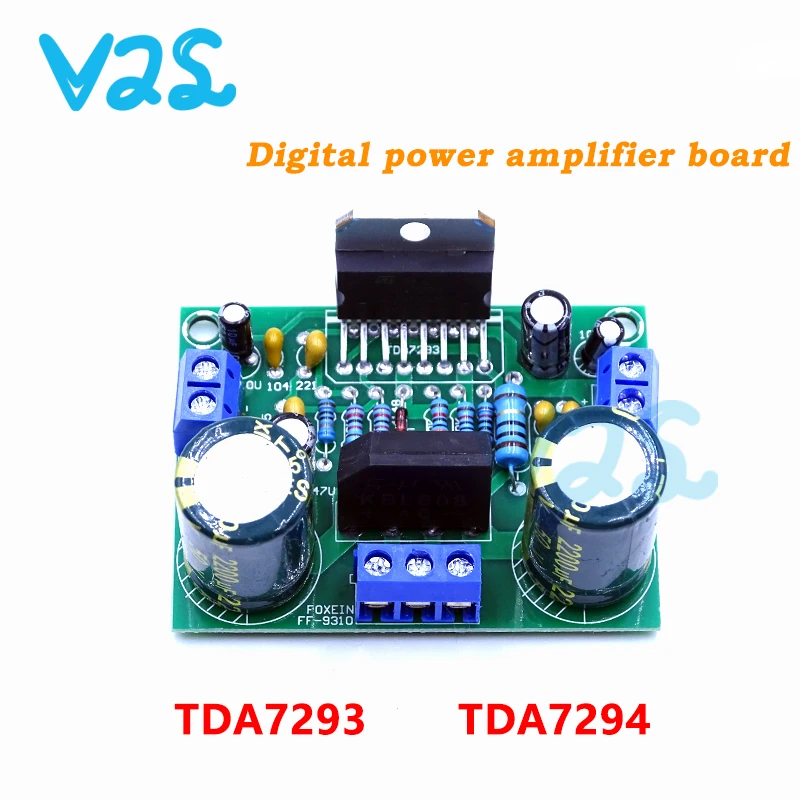 100W Digital Power Amplifier Board TDA7294 High Power Dual 12-32V Single Channel Audio Amplifier Module for DIY Speaker