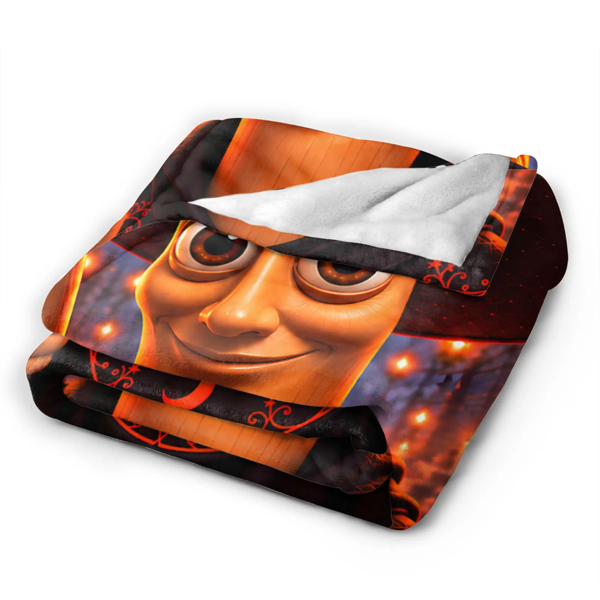 Tung Tung Sahur Calling Halloween Funny Meme Brainrot Blanket Warm Bedding Throws Winter Adults Living Room Travel Bedspread