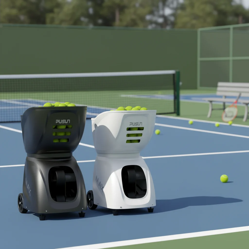 MYT SHAREWELL PUSUN PT-MAX C Intelligent Tennis Machine APP Control 150 Balls Capacity Big Battery 8H Standby Professional Train