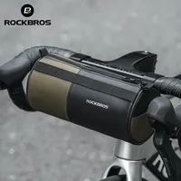 ROCKBROS Bicycle Bag Reflective Handlebar  Capacity Storage Multifunctional Portable 1.7L Shoulder Bag Front Bag Accessories