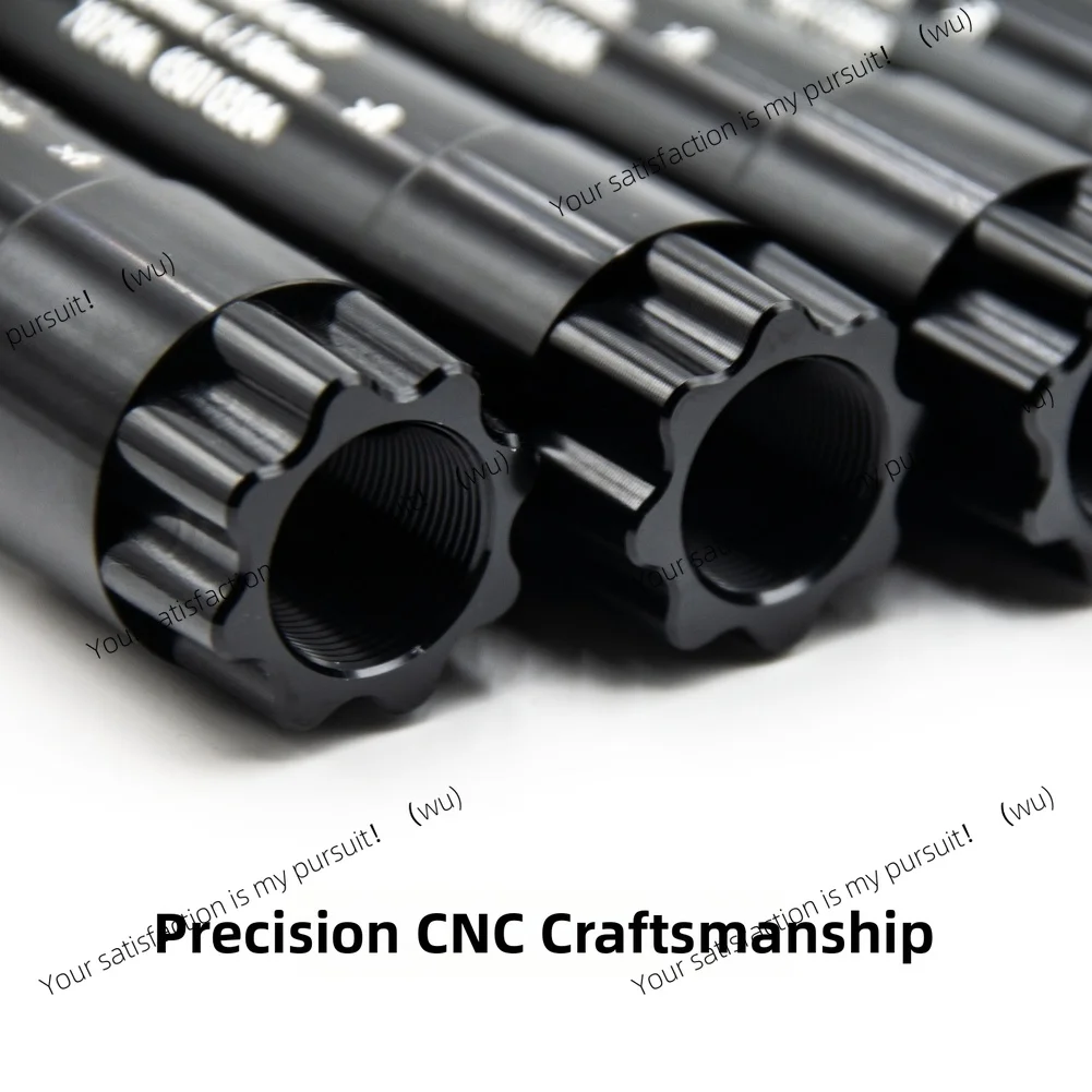 CNC machined crank spindles for SRAM 29mm shafts with lengths of 122/130/139/145mm