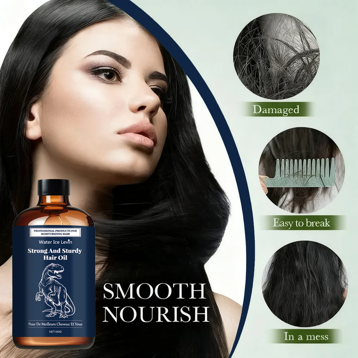 Strong & Sturdy Hair Oil with  - огляд і ціна Hair Care Olive Oil