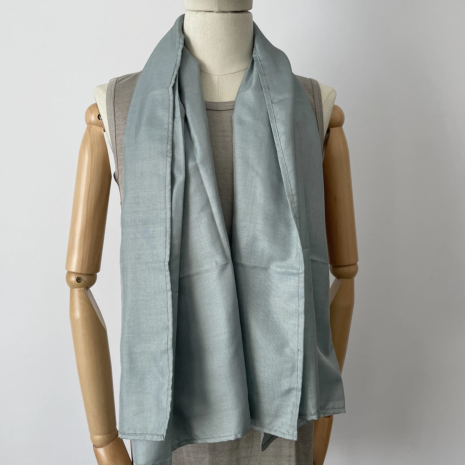 EMF Protection Silver Fiber Scarf Multi-function Headscarf Anti-radiation Antibacteria Bandana Soft Neckscarf 90x145 cm