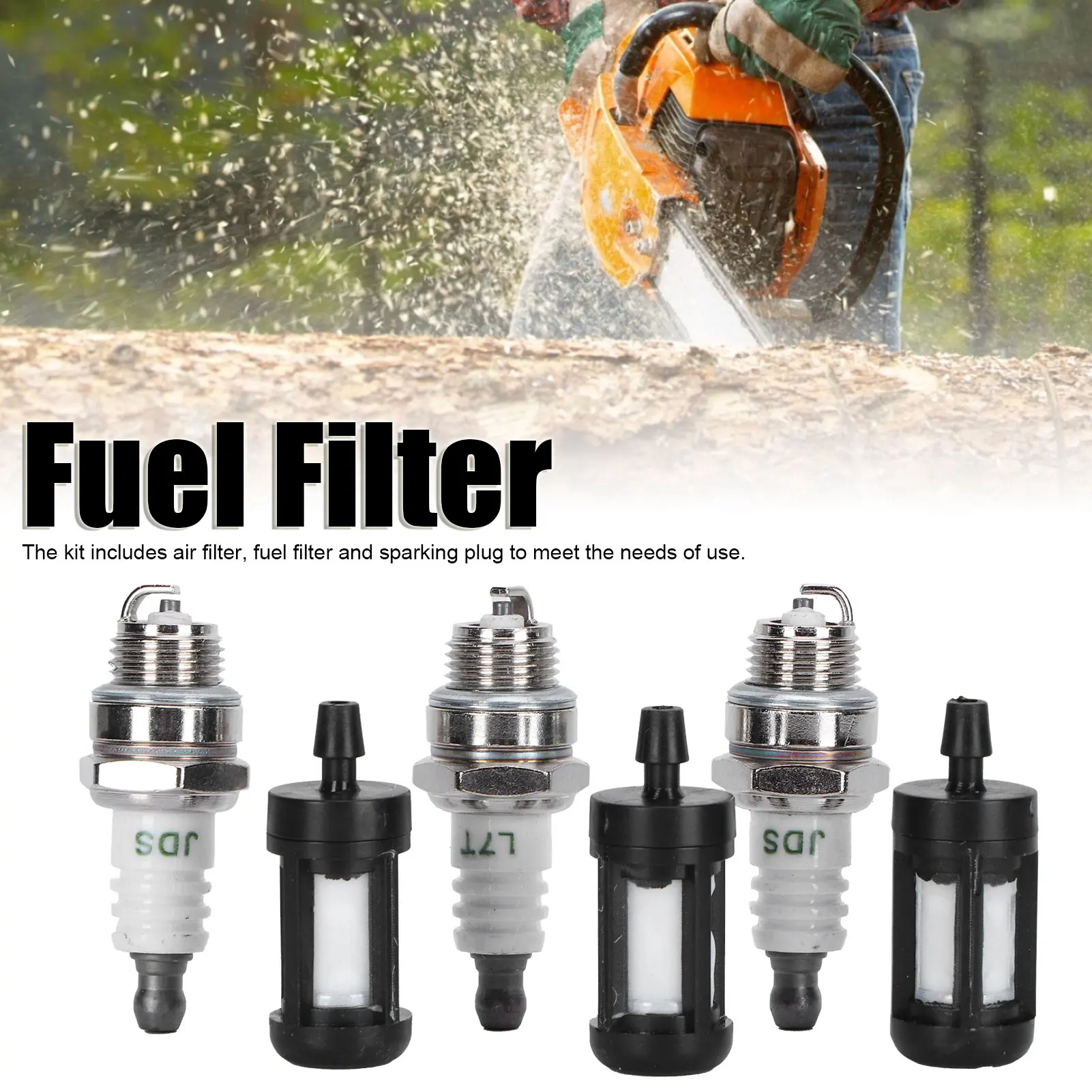 

Air Filter Chain Saw Accessory Air Filter Fuel Filter Sparking Plug Set Fit for Stihl MS180 MS170 018 017 MS 180 170 Fuel Filter