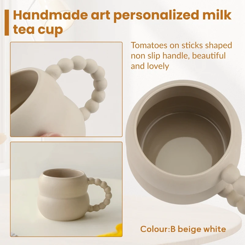 F-3C креативная кружка, милая кофейная чашка, скандинавский домашний декор, художественная чашка ручной работы для чая с молоком, домашняя посуда для напитков, персонализированная пара