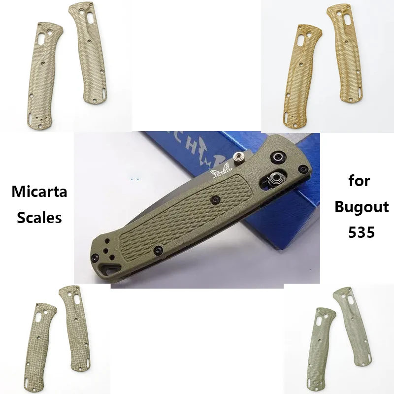

Материал Микарты, ручка ножа, весы, нашивки для складных ножей Benchmade Bugout 535, DIY Изготовление, запасная часть