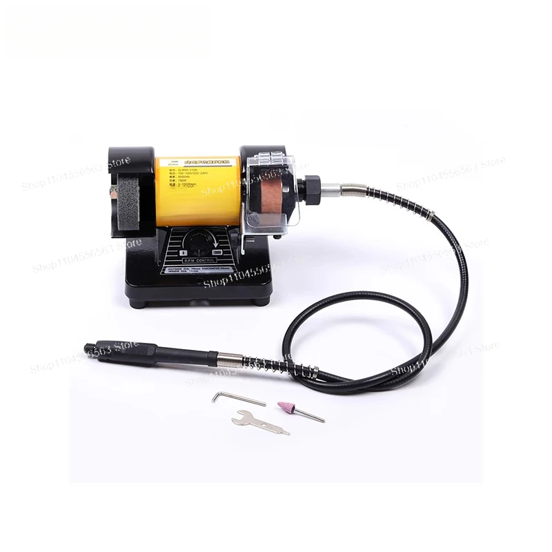Multi-function table grinder watch polishing machine table grinding speed adjusting grinder jade carving machine