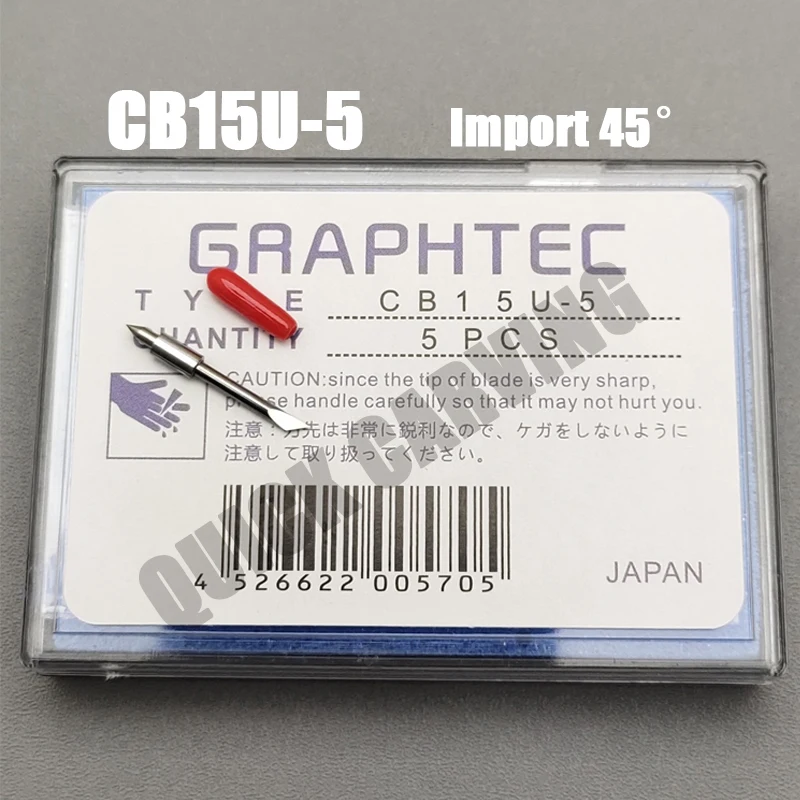 Imagem -06 - Graphtec-cimentado Carboneto Lâmina Suporte da Lâmina Faca Plotter 30 Graus 45 Lâminas Graus 60 Graus Ce5000 Ce6000 Ce7000 Cb15u Cb09u